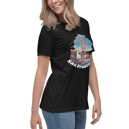 Lockeres Damen T-Shirt "San Francisco" - Artexio