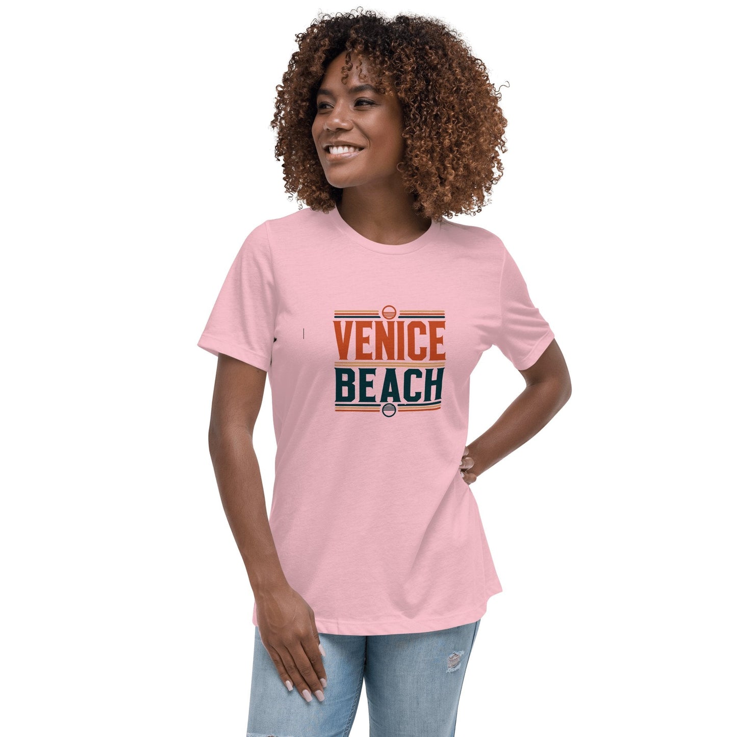 Lockeres Damen T-Shirt "Venice Beach" - Artexio