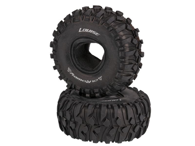 Louise RC 1:10 Crawler Reifen "1.9 CR - Rowdy" inkl. Einlagen unverklebt  Super Soft