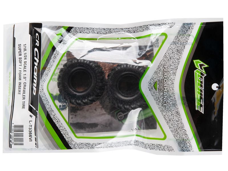 Louise RC 1:18 Crawler Reifen "1.0 CR - Champ" inkl. Einlagen unverklebt  Super Soft