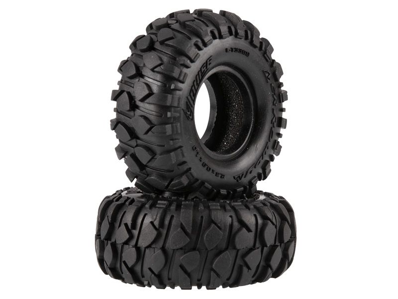 Louise RC 1:18 Crawler Reifen "1.0 CR - Rowdy" inkl. Einlagen unverklebt  Super Soft