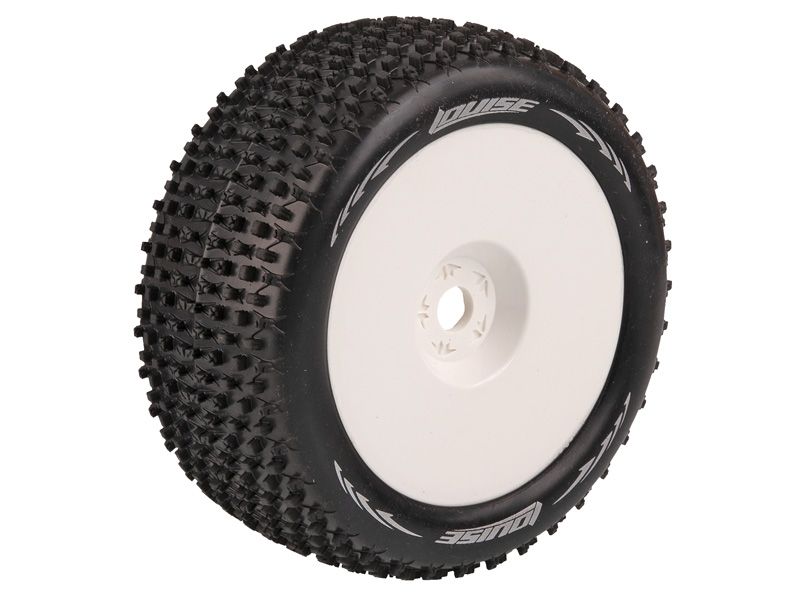 Louise RC 1:8 Truggy "T-PIRATE" Komplettrad EVO weiss # Soft