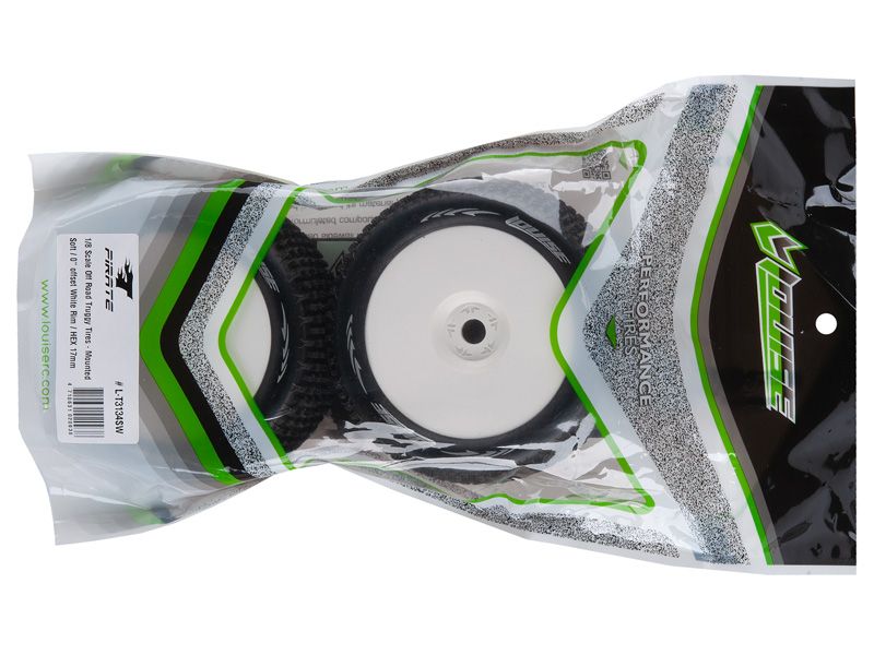 Louise RC 1:8 Truggy "T-PIRATE" Komplettrad EVO weiss # Soft