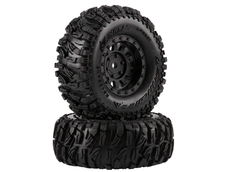 Louise RC Crawler "CR-Mallet" for TRX-4M Complete Circle 1.0 Black # Super Soft