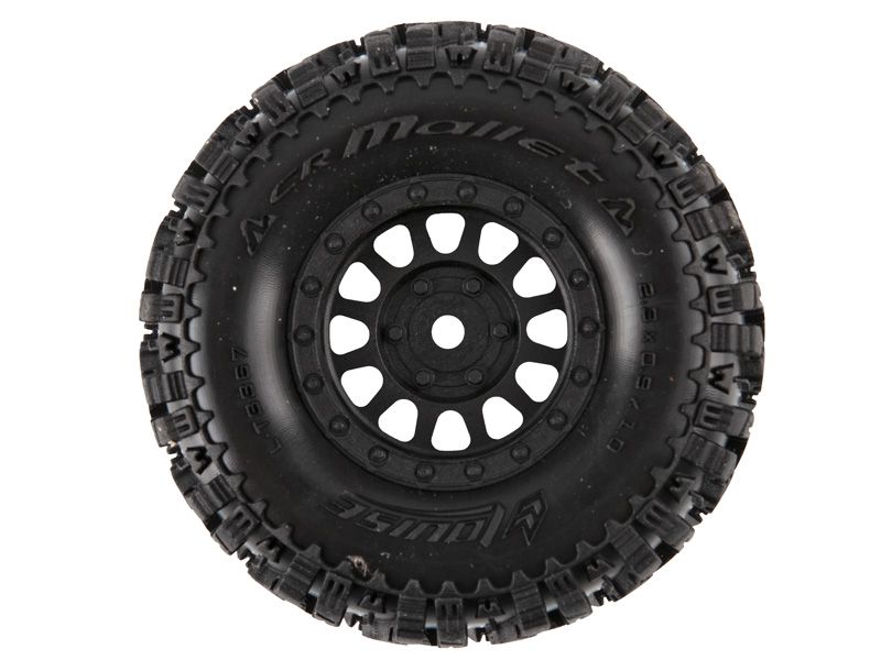 Louise RC Crawler "CR-Mallet" für TRX-4M Komplettrad 1.0 schwarz # Super Soft