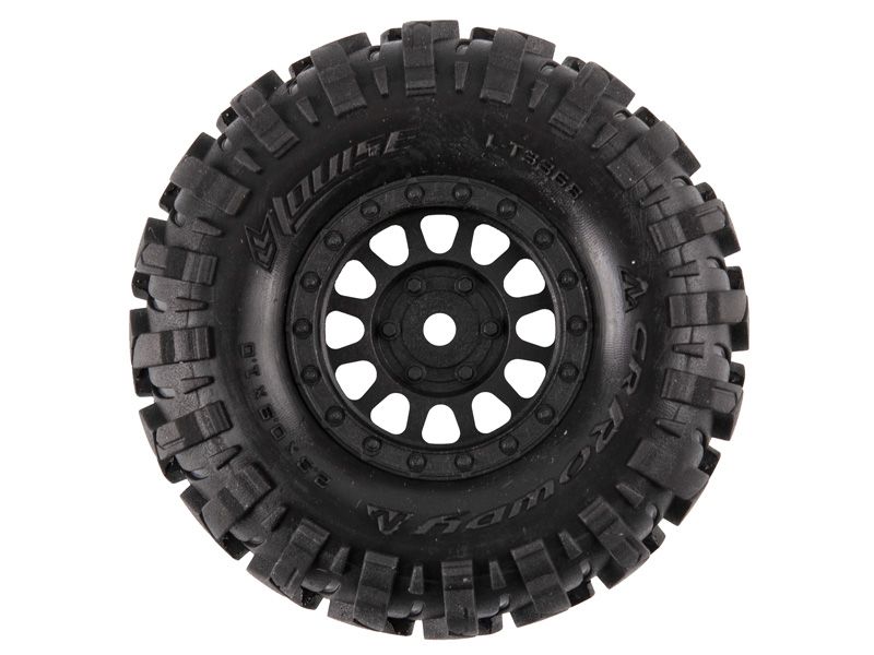 Louise RC Crawler "CR-Rowdy" für TRX-4M Komplettrad 1.0 schwarz # Super Soft