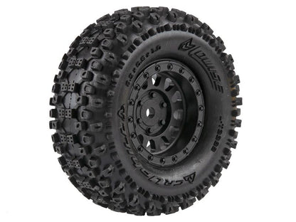 Louise RC Crawler "CR-Uphill" für TRX-4M Komplettrad 1.0 schwarz # Super Soft