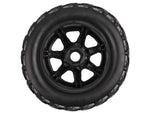 Louise RC Monster Truck "CYCLONE" Maxx complete wheel 1/2 - Offset MFT Soft