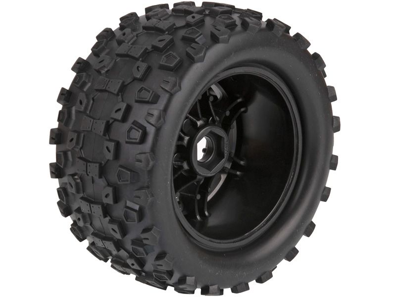 Louise RC Monster Truck "MT-UPHILL" Maxx Komplettrad 1/2-Offset # MFT Soft