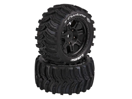 Louise RC Monster Truck "X-CYCLONE" X-Maxx Komplettrad schwarz # MFT Sport