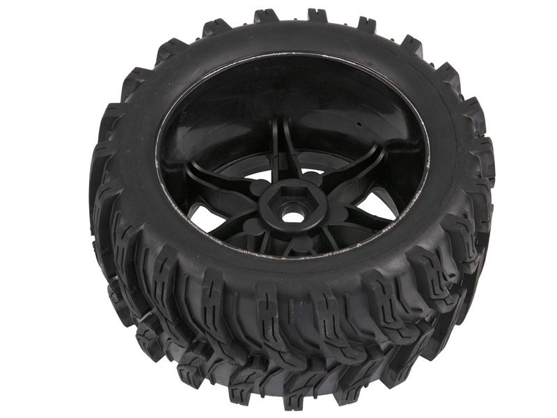 Louise RC Monster Truck "X-CYCLONE" X-Maxx Komplettrad schwarz # MFT Sport