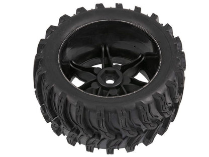 Louise RC Monster Truck "X-CYCLONE" X-Maxx Komplettrad schwarz # MFT Sport
