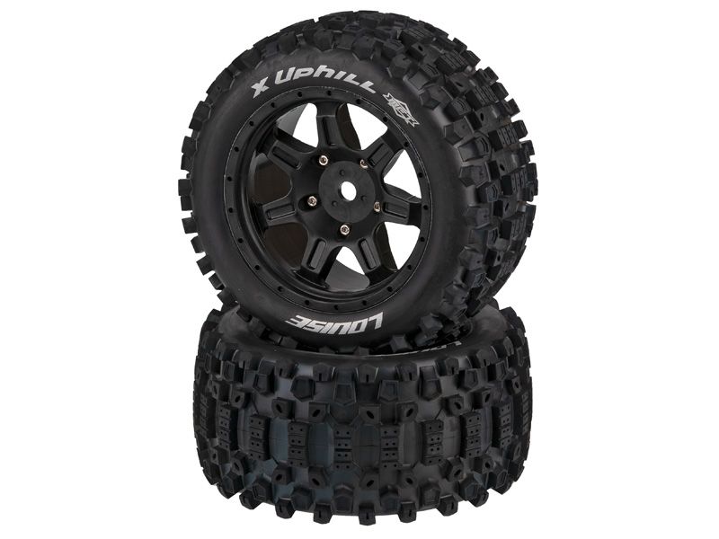 Louise RC Monster Truck "X-Uphill" X-Maxx Pre-mounted Black # MFT Sport