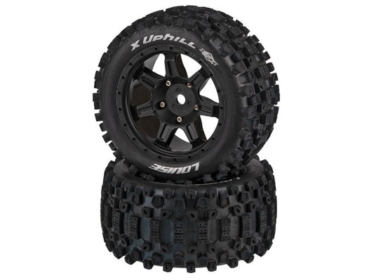 Louise RC Monster Truck "X-UPHILL" X-Maxx Komplettrad schwarz # MFT Sport