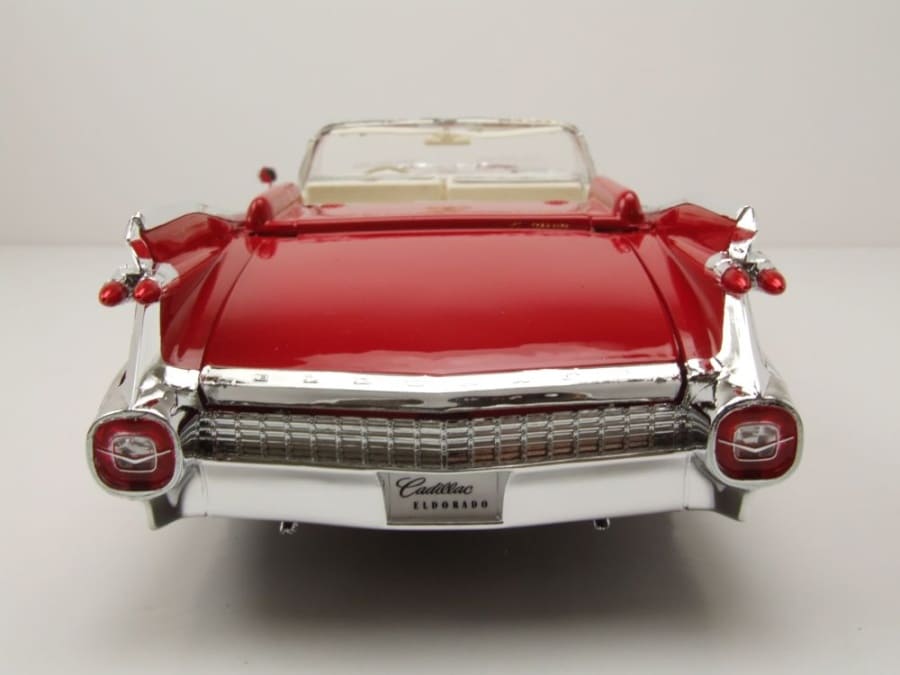 Maisto Cadillac Eldorado Biarritz Cabrio Baujahr 1959 rot 1:18 Modell