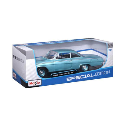 Maisto Chevrolet Bel Air 1962 - Blue 1:18 Modell - Artexio