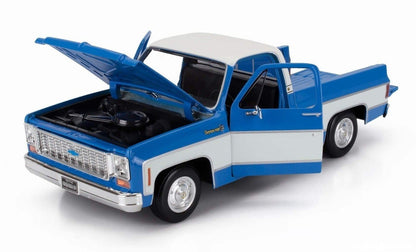 Maisto Chevrolet C10 CHEYENNE SUPER 1974 blue 1:18 Modell