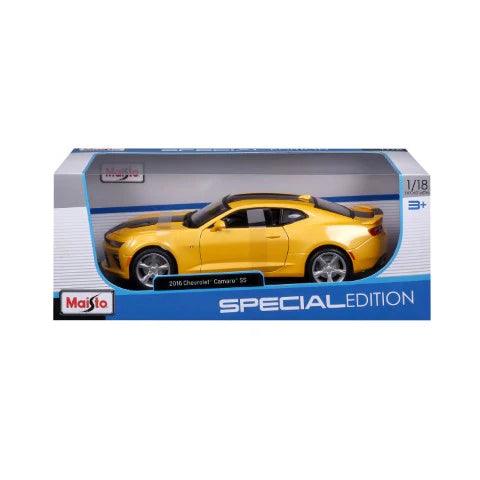 Maisto Chevrolet Camaro 2016 - Yellow 1:18 Modell - Artexio