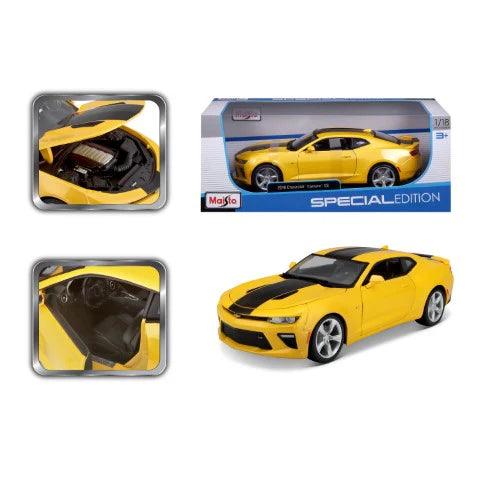 Maisto Chevrolet Camaro 2016 - Yellow 1:18 Modell - Artexio