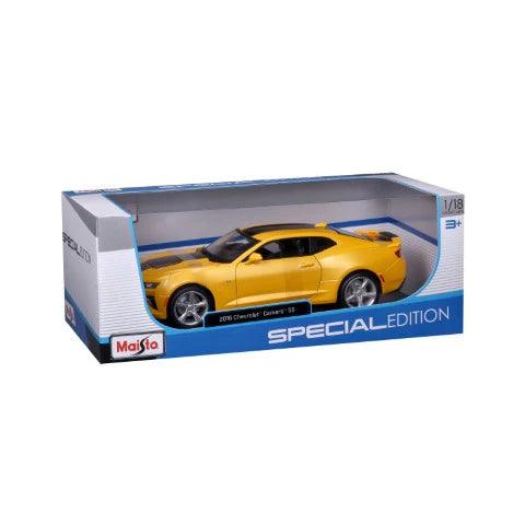 Maisto Chevrolet Camaro 2016 - Yellow 1:18 Modell - Artexio