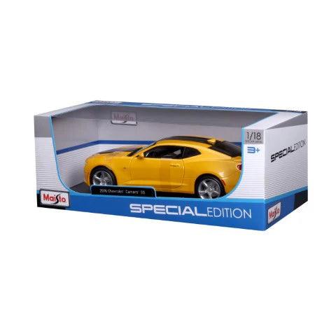 Maisto Chevrolet Camaro 2016 - Yellow 1:18 Modell - Artexio