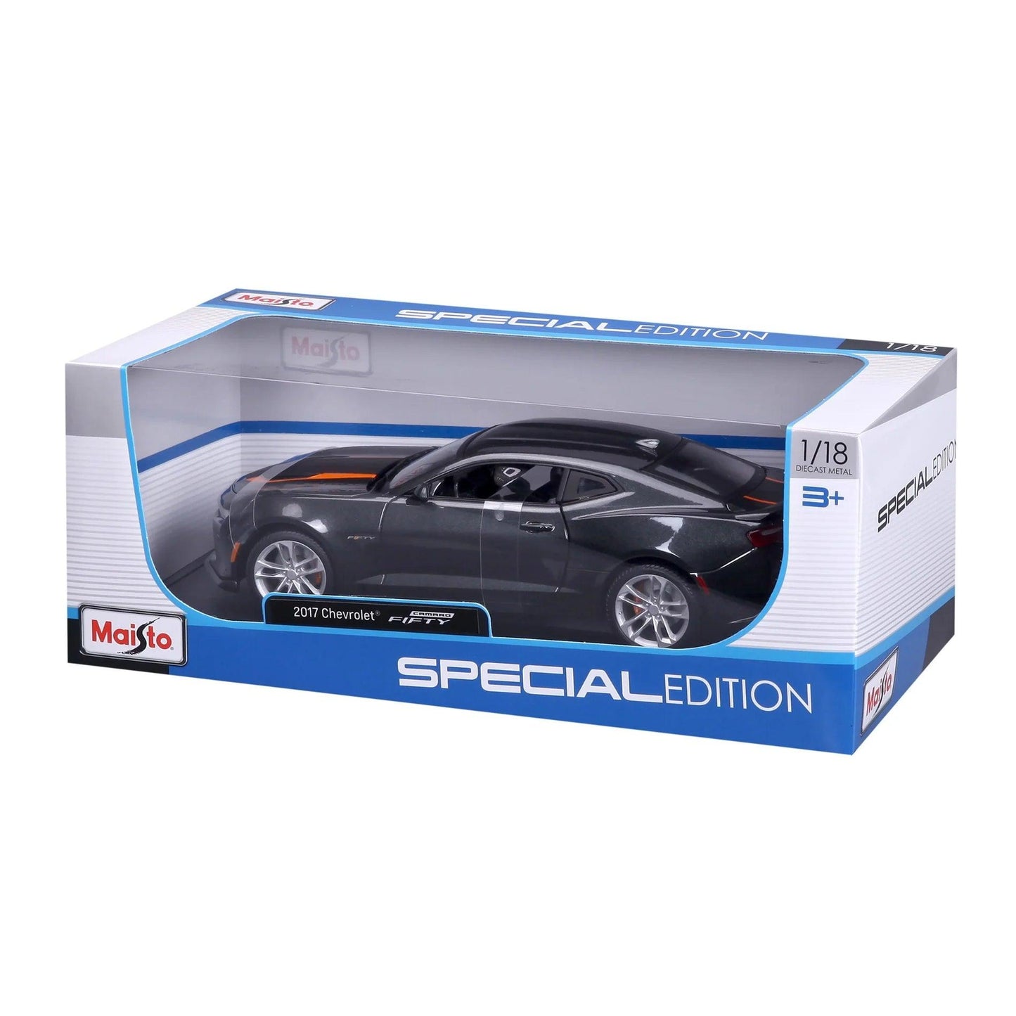 Maisto Chevrolet Camaro 50th Anniversary Edition 2017 - Grey 1:18 Modell - Artexio