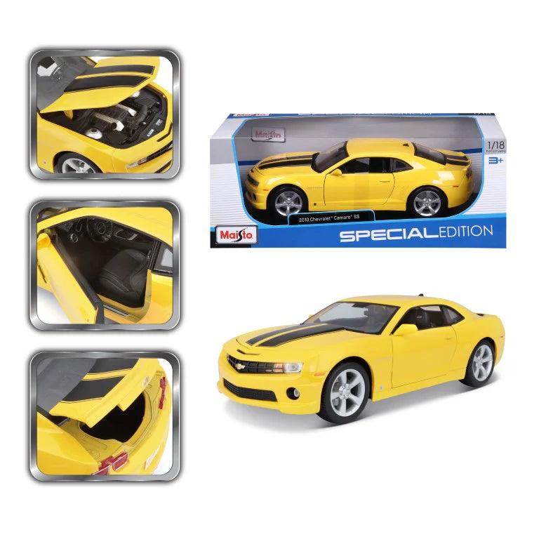 Maisto Chevrolet Camaro SS RS 2010 - Yellow 1:18 Modell - Artexio