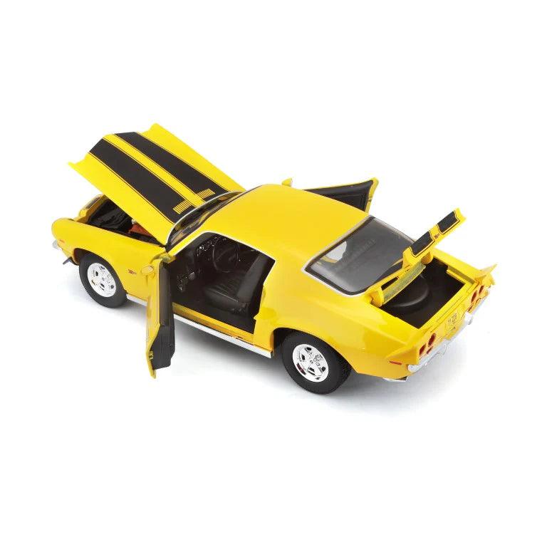 Maisto Chevrolet Camaro Z/28 1971 - Yellow 1:18 Modell - Artexio