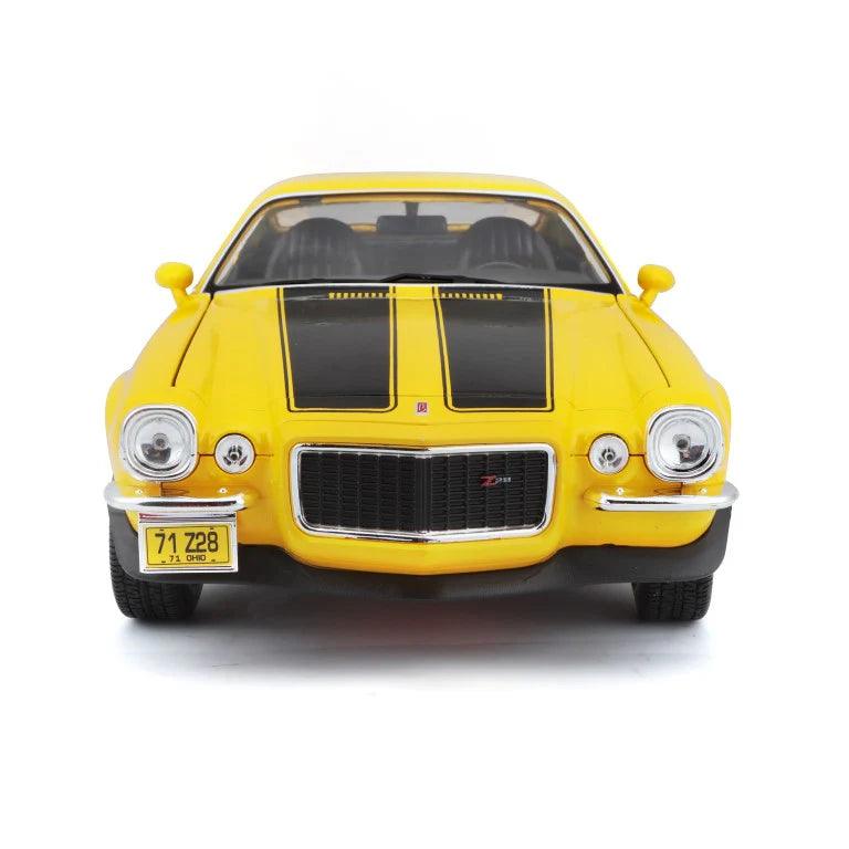 Maisto Chevrolet Camaro Z/28 1971 - Yellow 1:18 Modell - Artexio