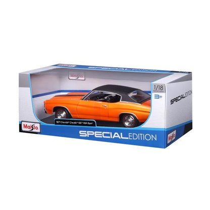 Maisto Chevrolet Chevelle SS 454 Sport Coupe 1971 - Orange 1:18 Modell - Artexio