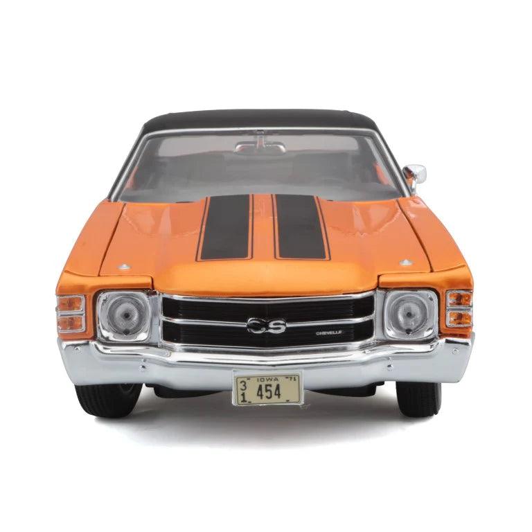 Maisto Chevrolet Chevelle SS 454 Sport Coupe 1971 - Orange 1:18 Modell - Artexio