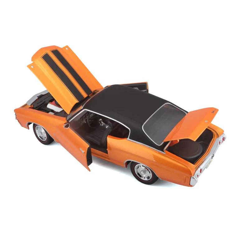 Maisto Chevrolet Chevelle SS 454 Sport Coupe 1971 - Orange 1:18 Modell - Artexio