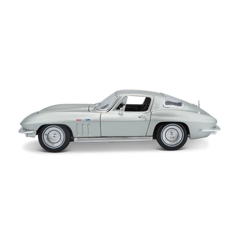 Maisto Chevrolet Corvette 1965 - Silver 1:18 Modell - Artexio