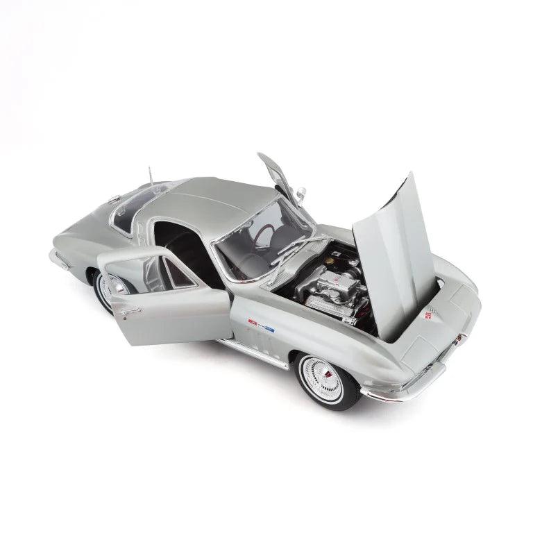 Maisto Chevrolet Corvette 1965 - Silver 1:18 Modell - Artexio