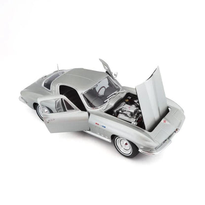 Maisto Chevrolet Corvette 1965 - Silver 1:18 Modell - Artexio