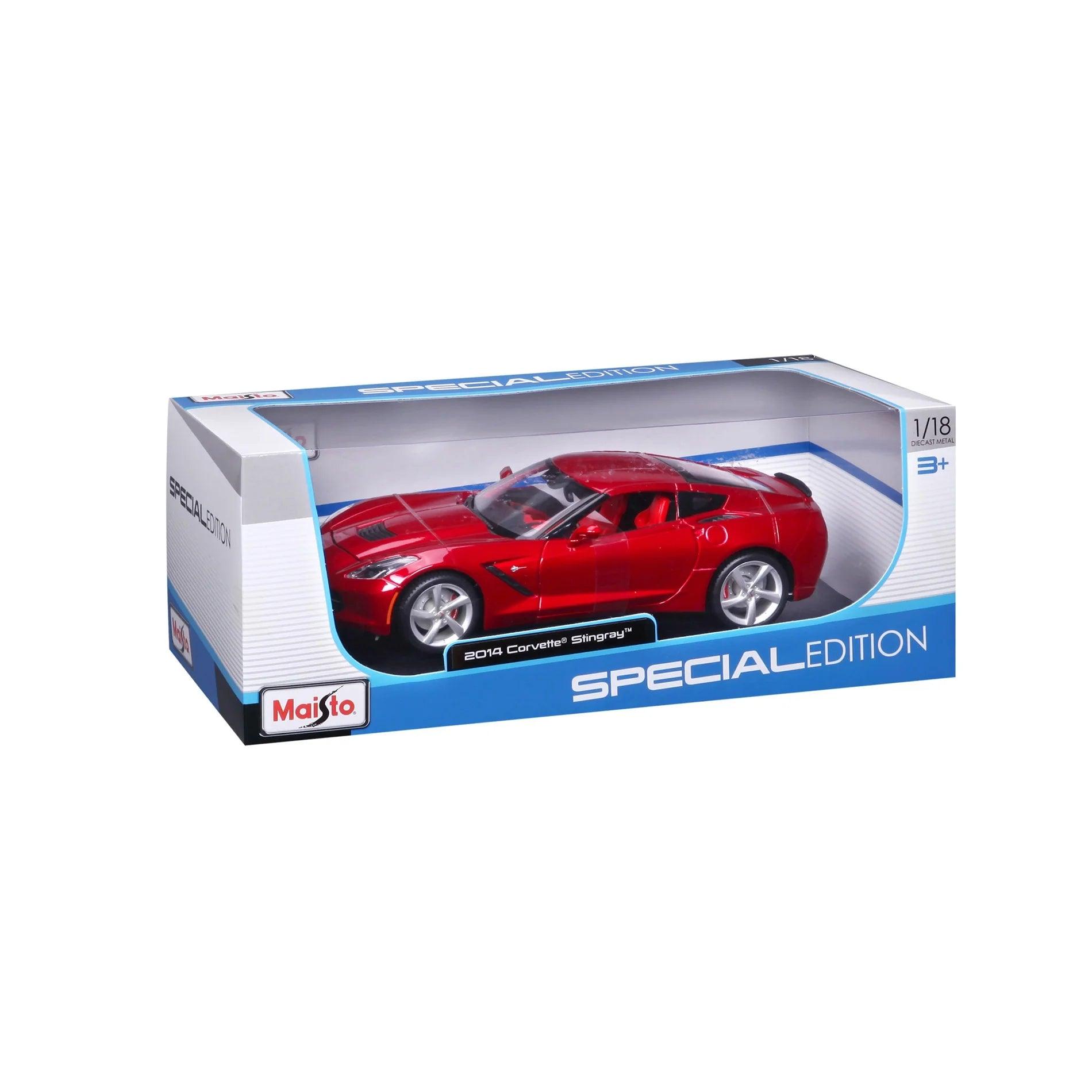 Maisto Chevrolet Corvette Stingray 2014 - Red 1:18 Modell - Artexio