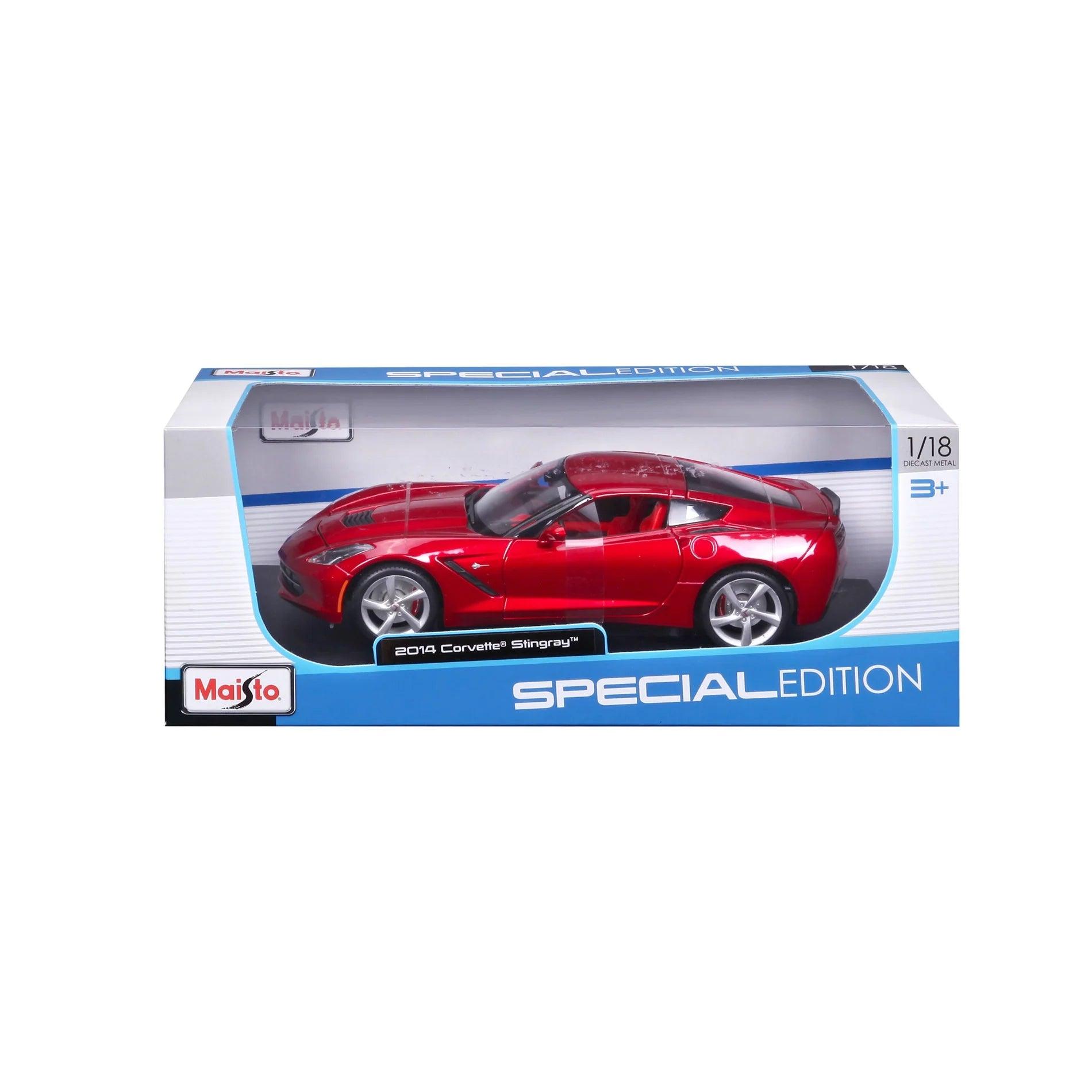 Maisto Chevrolet Corvette Stingray 2014 - Red 1:18 Modell - Artexio