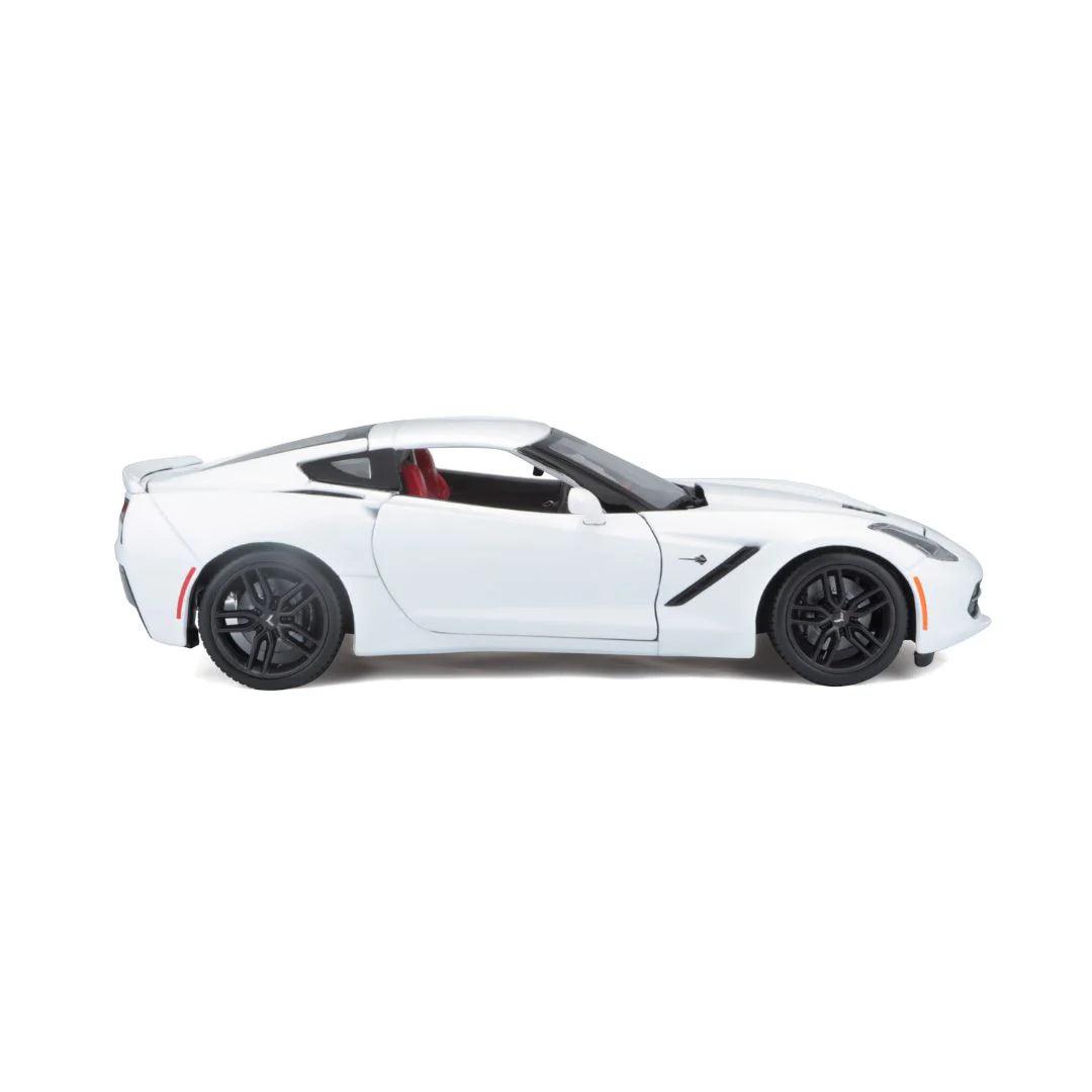 Maisto Chevrolet Corvette Stingray 2014 - White 1:18 Modell - Artexio