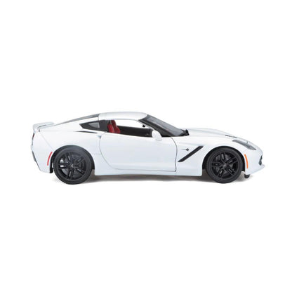 Maisto Chevrolet Corvette Stingray 2014 - White 1:18 Modell - Artexio