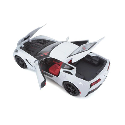 Maisto Chevrolet Corvette Stingray 2014 - White 1:18 Modell - Artexio