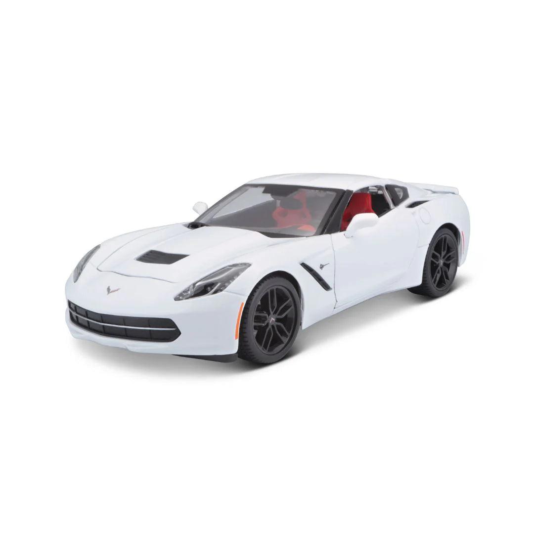 Maisto Chevrolet Corvette Stingray 2014 - White 1:18 Modell - Artexio