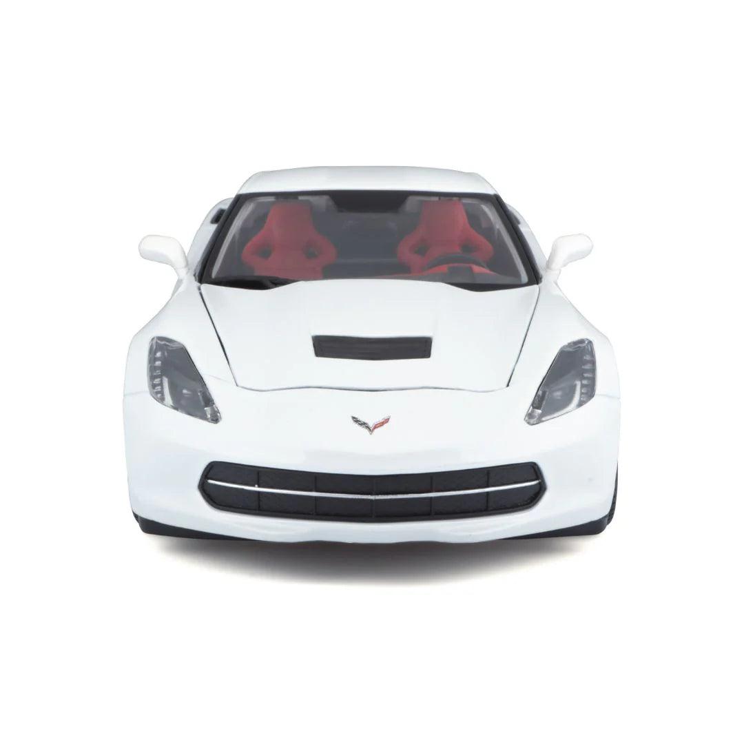 Maisto Chevrolet Corvette Stingray 2014 - White 1:18 Modell - Artexio