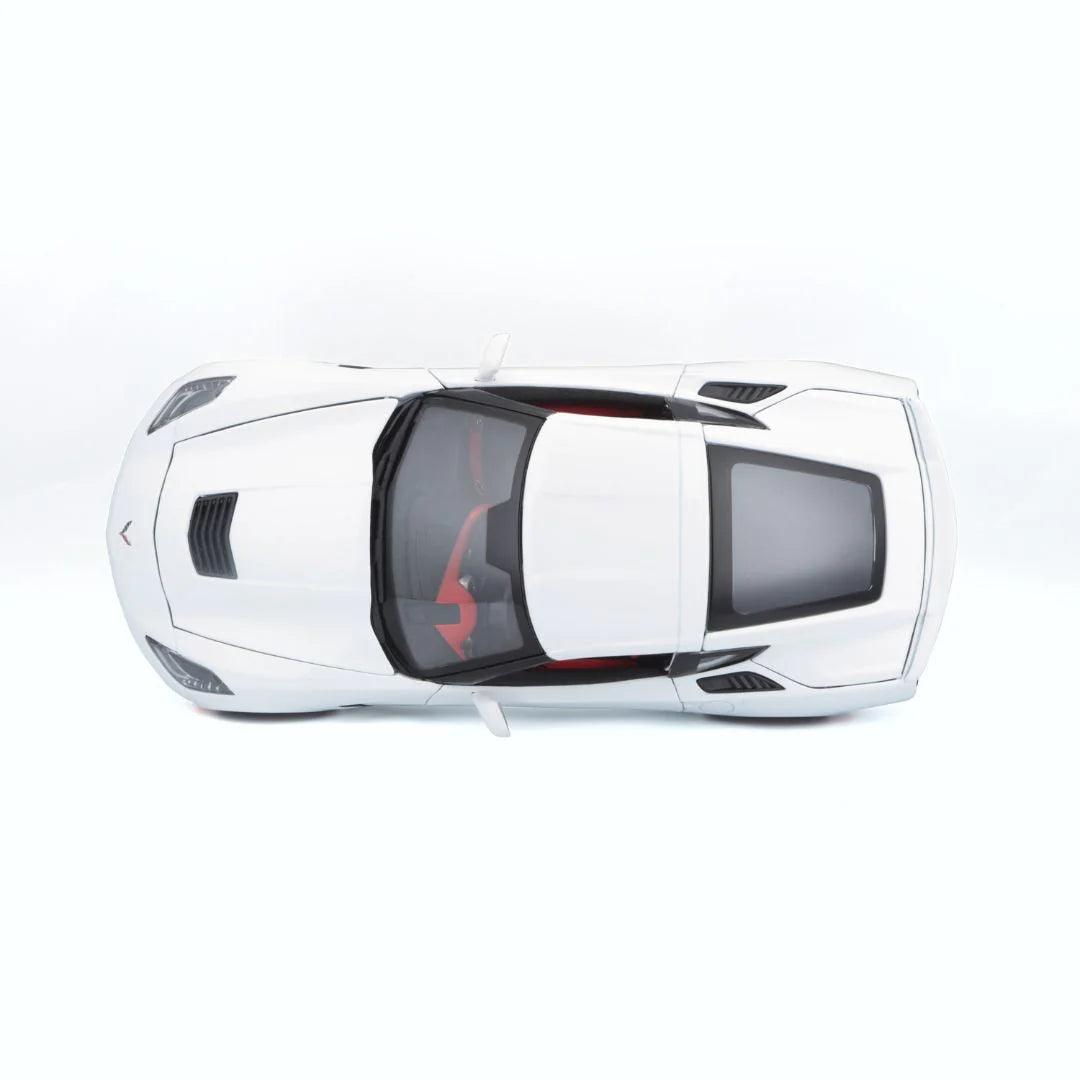 Maisto Chevrolet Corvette Stingray 2014 - White 1:18 Modell - Artexio