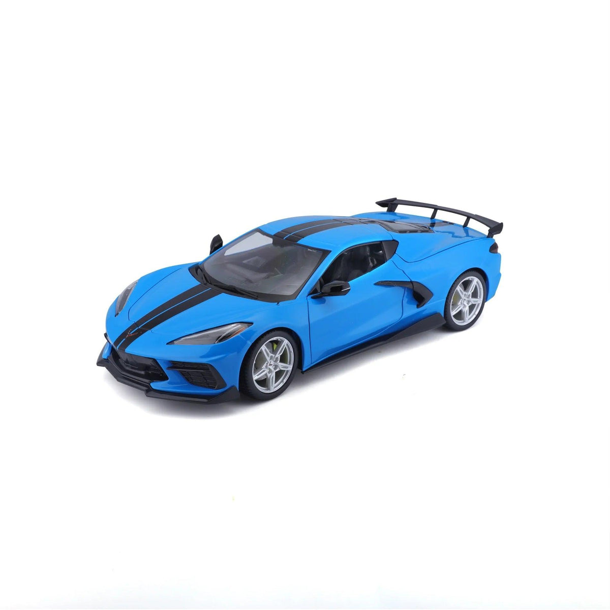 Maisto Chevrolet Corvette Stingray (High Wing) 2020 - Blue 1:18 Model