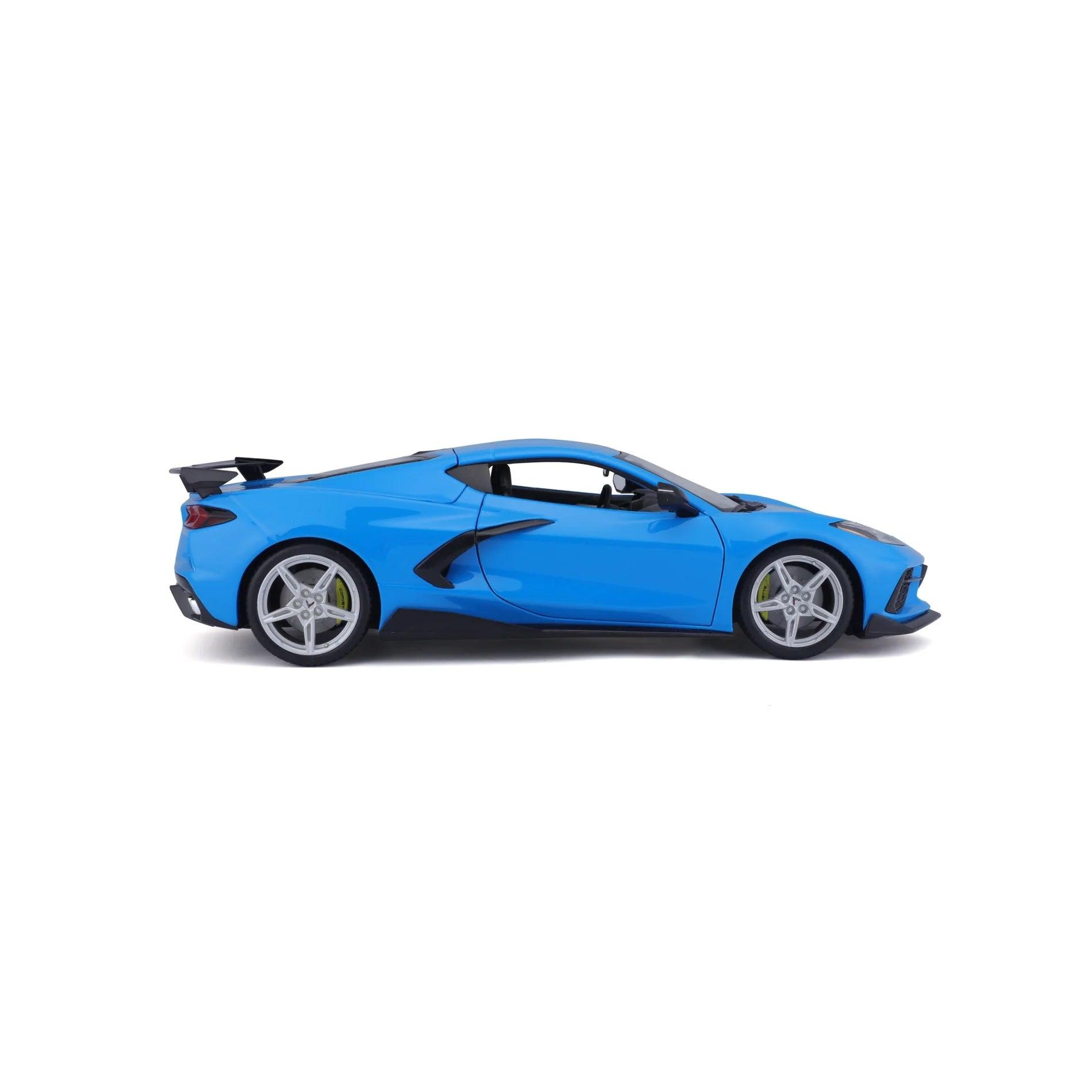 Maisto Chevrolet Corvette Stingray (High Wing) 2020 - Blue 1:18 Modell - Artexio