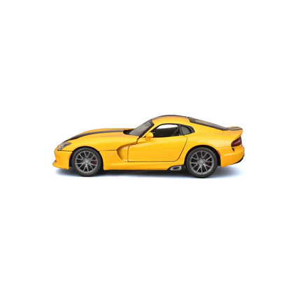 Maisto Dodge Viper SRT GTS 2013 - Yellow with Black Stripes 1:18 Modell - Artexio