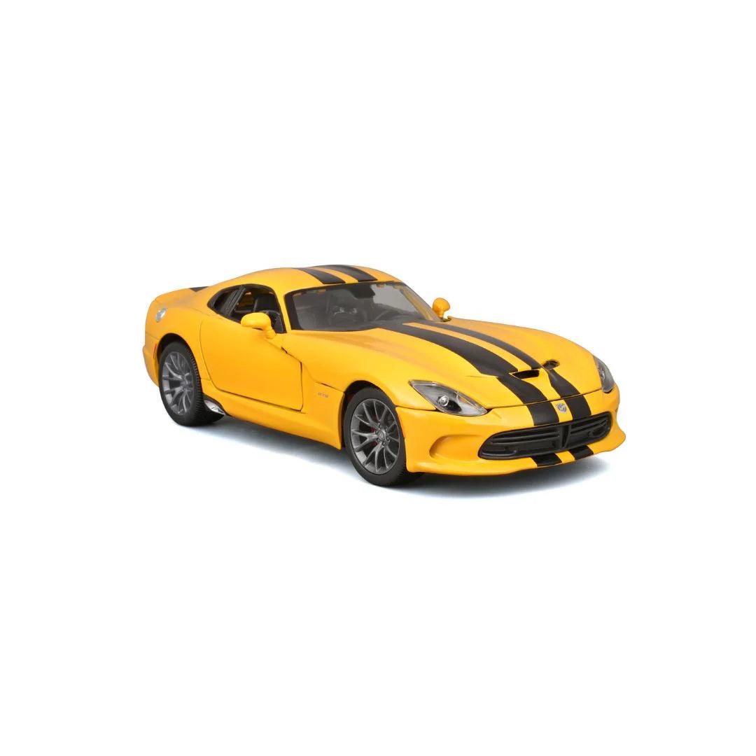 Maisto Dodge Viper SRT GTS 2013 - Yellow with Black Stripes 1:18 Modell - Artexio