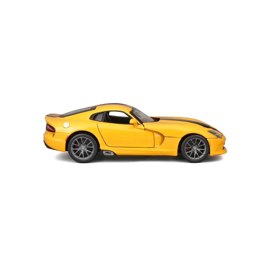 Maisto Dodge Viper SRT GTS 2013 - Yellow with Black Stripes 1:18 Modell - Artexio