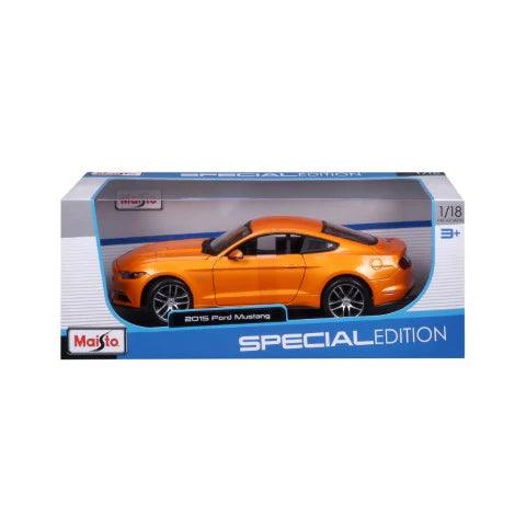 Maisto Ford Mustang GT 2015 - Orange 1:18 Modell - Artexio