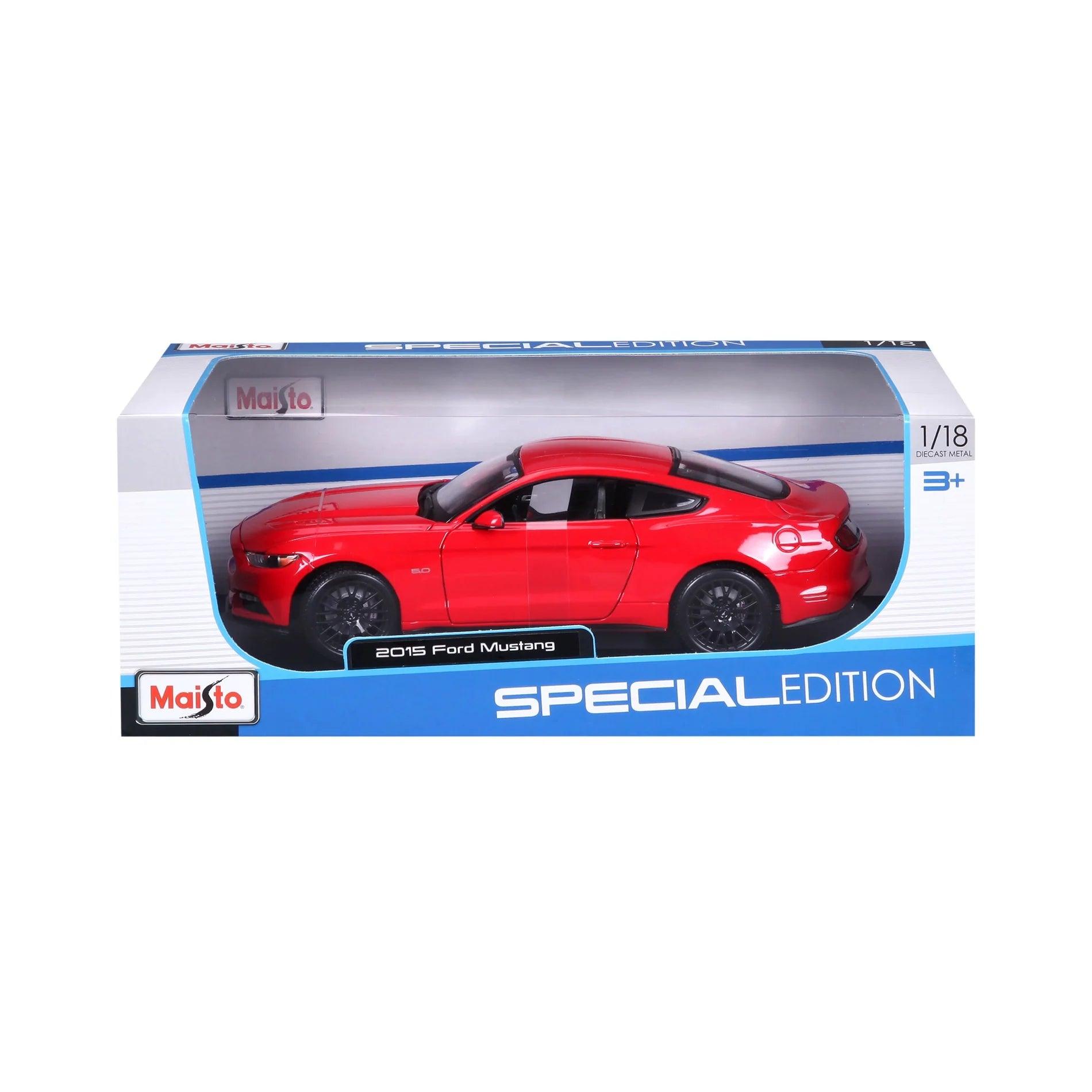 Maisto Ford Mustang GT 2015 - Red 1:18 Modell - Artexio